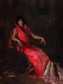 Eine Schauspielerin aka Porträt von Suzanne Santje Realismus Porträt Thomas Eakins